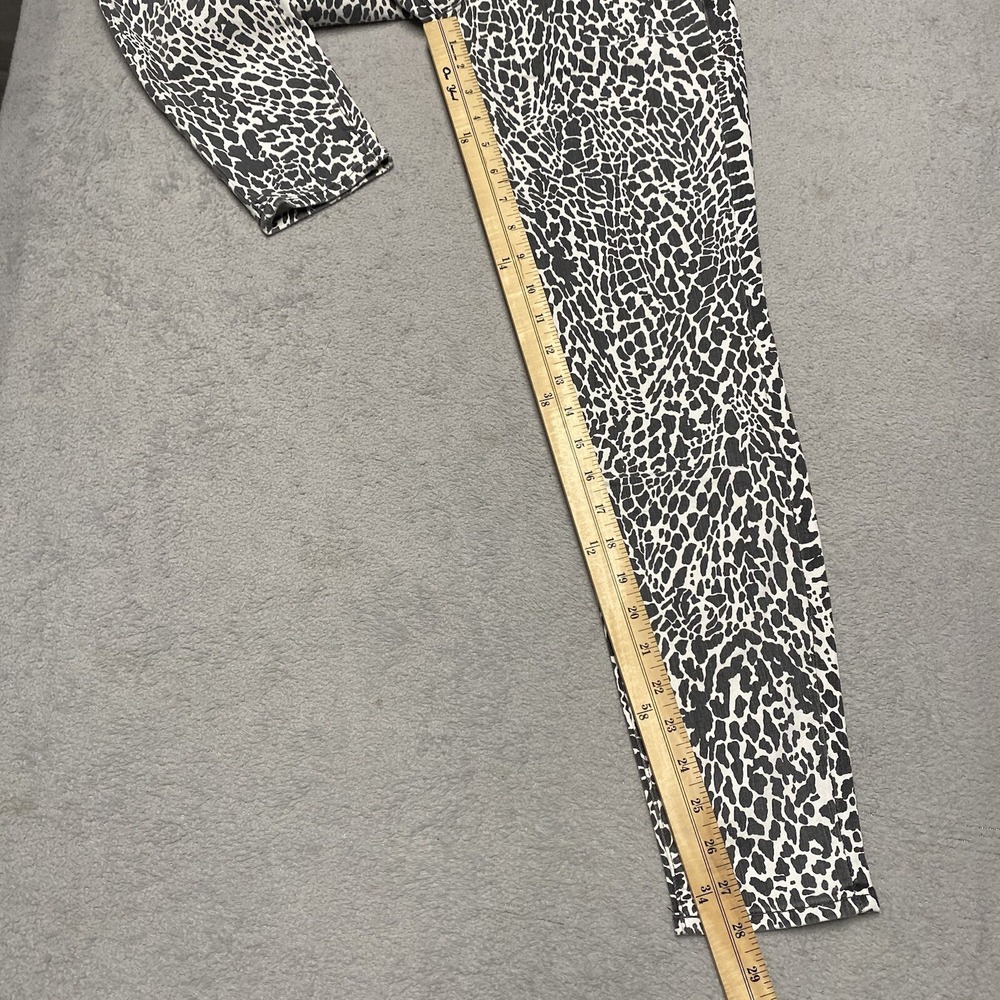 Frame‎ Denim Jeans Womens 27 Animal Print Le High Skinny Denim Fade 28" Inseam - Picture 5 of 8